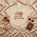 Powered by Café Con Leche Shirt, Concha Pan Dulce Tee, Hispanic Coffee Lover Gift, Mexican Sweet Bread T-Shirt, Pastel Cream Unisex Crewneck Top, Latinx Foodie Apparel Mexicada
