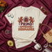 Primo Approved Desmadre Shirt, Unisex Desert Cat Agave T-Shirt, Funny Spanish Cousin Approved Party Tee, Retro Inspired Family Gathering Gift Idea, Beige Graphic Top Mexicada