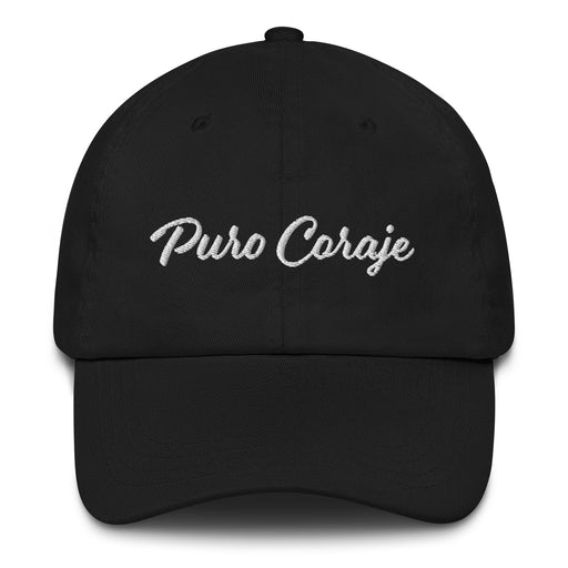 Puro Coraje Embroidered Dad Hat | Pure Courage, Strength, Resilience, Brave, Bold | P5 Mexicada