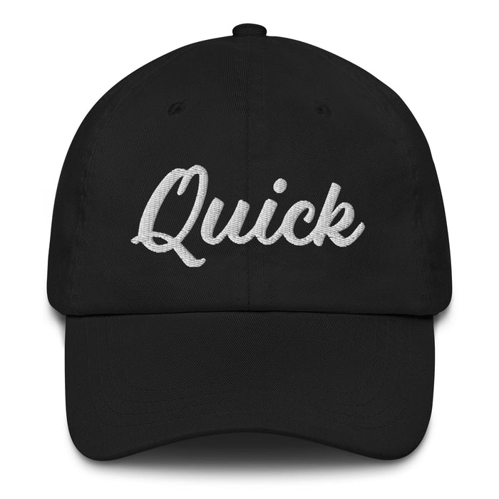 Quick Embroidered Dad Hat | Speed, Agility, Precision, Performance | Q5 Mexicada