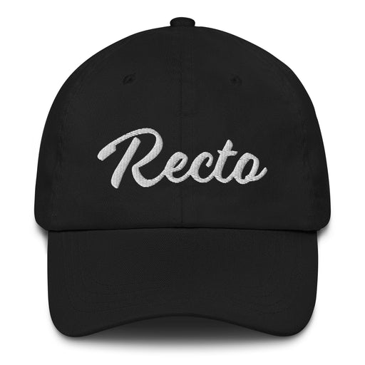 Recto Embroidered Dad Hat | Straight, Honest, Bold, Direct | R5 Mexicada