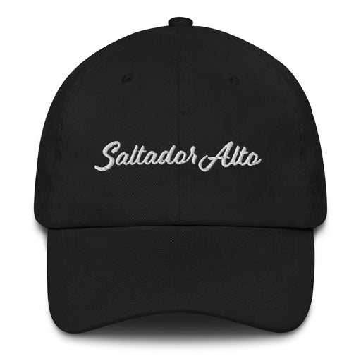 Saltador Alto Embroidered Dad Hat | High Jumper, Athlete, Strength, Sport, Victory, Champion | S5 Mexicada