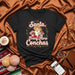 Santa, Bring More Conchas T-Shirt: Funny Mexican Christmas Puns, Pan Dulce Concha Lover Shirt, LatinX Holiday Fiesta Xmas Tee, Conchas and Santa with Sombrero, Navidad Gift Idea for Her or Him Mexicada