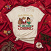Santa Delivers Joy I Deliver Chisme Shirt, Funny Latina Christmas T-Shirt, Mexican Santa Claus Tee, Christmas Gift for Her, Holiday Party Shirt, Comadre Chismosa T-Shirt, Spanglish Christmas Top, Piñata and Chilis Graphic Tee Mexicada