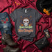 Scary but Still Más Chingón T-Shirt, Sugar Skull Halloween Tee, Day of the Dead Calavera, Funny Spooky Latina Graphic Shirt, Fall Season Unisex Top for Men Women Mexicada