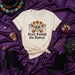 Scary Enough Sin Disfraz T-Shirt, Sugar Skull Pumpkin Ghosts Halloween Shirt, Día de Muertos Calavera Floral Tee, Funny No Costume Needed Spanglish Top Mexicada