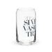 Si Ves Este Vaso Vacío, Trae Más Exclusive Art Piece Can-Shaped Glass Home Office Work Mexican Spanish Pride Gift Cup One-Of-A-Kind Calligraphy Glass | S27 Mexicada