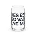 Si Ves Este Vaso Vacío, Trae Más Exclusive Art Piece Can-Shaped Glass Home Office Work Mexican Spanish Pride Gift Cup One-Of-A-Kind Calligraphy Glass | S3 Mexicada 16 oz (No Lid No Straw)