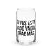 Si Ves Este Vaso Vacío, Trae Más Exclusive Art Piece Can-Shaped Glass Home Office Work Mexican Spanish Pride Gift Cup One-Of-A-Kind Calligraphy Glass | S4 Mexicada 16 oz (No Lid No Straw)