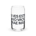 Si Ves Este Vaso Vacío, Trae Más Exclusive Art Piece Can-Shaped Glass Home Office Work Mexican Spanish Pride Gift Cup One-Of-A-Kind Calligraphy Glass | S8 Mexicada 16 oz (No Lid No Straw)