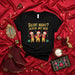 Silent Night? Jajaja, Not Here Funny Mariachi Christmas T-Shirt, Festive Mexican Holiday Tee for Men and Women, Happy Musicians in Santa Hats Graphic Xmas Shirt Mexicada