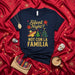 Silent Night? Not Con La Familia Funny Spanish English Christmas Shirt, Mexican Family Holiday Tee, Sombrero Xmas Party Gift Mexicada