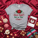 Silent Night? Not in This Casa T-Shirt, Funny Christmas Shirt, Holiday Family Fiesta Tee, Poinsettia Lights Graphic, Spanglish Xmas Party Top, Unisex Adult Gray Shirt, Cozy Home Gift Idea Mexicada