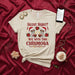 Silent Night? Not With This Chismosa Shirt, Christmas Skull Poinsettia Tee, Funny Holiday Gossip T-Shirt, Mexican-Themed Santa Hat Gift, Unisex Graphic Top Mexicada