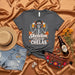 Skeleton Fueled By Chelas Day of the Dead Shirt, Funny Dia de Muertos Sugar Skull Skeleton Drinking Beer T-Shirt, Halloween Fiesta Party Unisex Tee, Marigold Flowers Graphic Shirt for Men and Women Mexicada