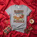 Sleigh Powered by Pozole Christmas T-Shirt, Funny Santa Claus Mexican Food Holiday Tee, Spicy Chili Pozole Bowl Xmas Gift Shirt, Unisex Graphic Tee Mexicada
