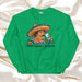 Solo Agua Lo Juro Exclusive Art Piece Exclusive Art Piece Home Office Work Mexican Spanish Pride Gift One-Of-A-Kind Unisex Sweatshirt | S35 Mexicada Irish Green / S