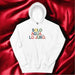 Solo Agua Lo Juro Exclusive Art Piece Home Office Work Mexican Spanish Pride Gift One-Of-A-Kind Unisex Hoodie | S11 Mexicada White / S