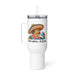 Solo Agua Lo Juro Exclusive Art Piece Travel Mug With Handle For Water, Iced Tee Or Coffee | Funny Cute Gift Idea Home Office Work | Mexican Spanish Pride | S34 Mexicada