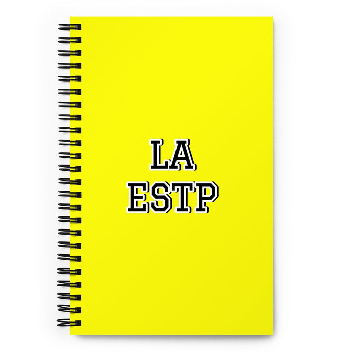 La Estp, der Unternehmer | Gelbes Spiralnotizbuch, 140 gepunktete Blätter | Lustige Geschenkidee für Zuhause, Büro und Arbeit | Mexikanisches spanisches Pride-Geschenk