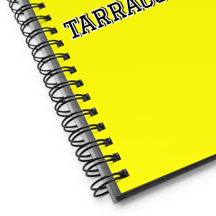 La Tarraconense The Tarragona Resident | Yellow Spiral Notebook, 140 Dotted Sheets | Funny Gift Idea Home Office Work | Mexican Spanish Pride Gift