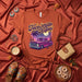Taco Corrido Nights T-Shirt, Retro Lowrider Truck, Desert Sunset Fiesta Graphic Tee, Unisex Funny Food and Music Shirt, Orange Casual Summer Vacation Top Mexicada