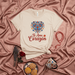 Te Amo Corazón Mexican Floral Heart T-Shirt, Día de Muertos Sugar Skull Mug and Conchas Photo, Valentine's Day Love Gift, Unisex Fit Tee Shirt Mexicada