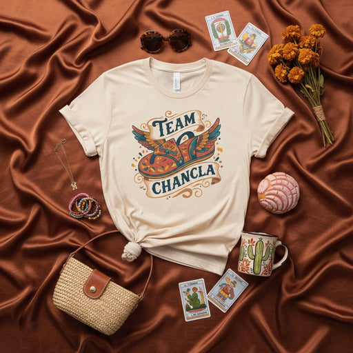 Team Chancla Shirt Funny Latino Heritage Spanish Language Graphic Tee Unisex Adult Mexicada