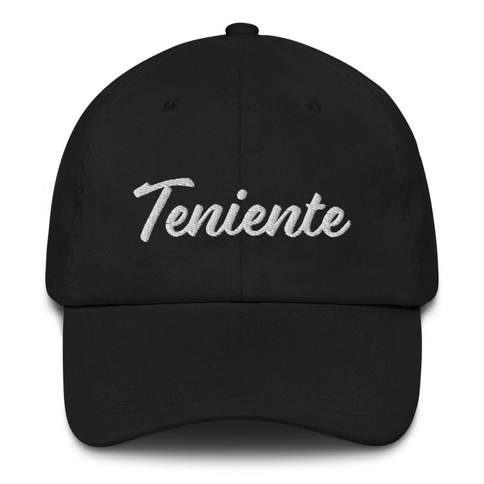 Teniente Embroidered Dad Hat | Lieutenant, Leadership, Authority, Strength, Military | T5 Mexicada