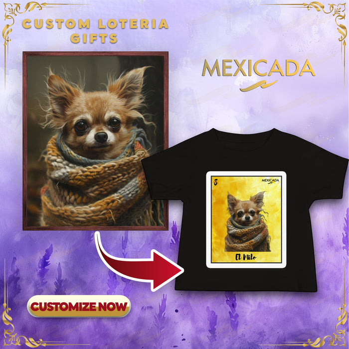 The Custom Personalized Loteria Bingo Card Baby Tee | Pick the Design and Text! printful