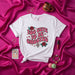 Too Cute To Be Ghosted T-Shirt, Funny Valentine's Day Shirt, Women's Flirty Tee, Cute Ghosting Dating Shirt, Retro Pink Text, Sugar Skull and Roses Graphic, Fall Halloween Shirt, Unisex Gift Idea Mexicada