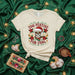 Too Festive For Coal T-Shirt, Santa Skull Christmas Sugar Skull Shirt, Festive Holiday Tee, Day of the Dead Christmas Graphic Shirt, Unisex X-mas Gift Idea Mexicada