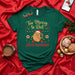 Too Merry to Diet FELIZ NAVIDAD Funny Christmas Burrito Shirt Holiday Eating Tee Cute Tamale Pun Unisex Graphic T-Shirt Festive Mexican Food Lover Gift Mexicada
