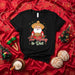 Too Merry to Diet Funny Mexican Santa Sombrero Christmas T-Shirt, Fiesta Holiday Tee with Conchas and Maracas, Cute Latin Xmas Apparel Gift Mexicada