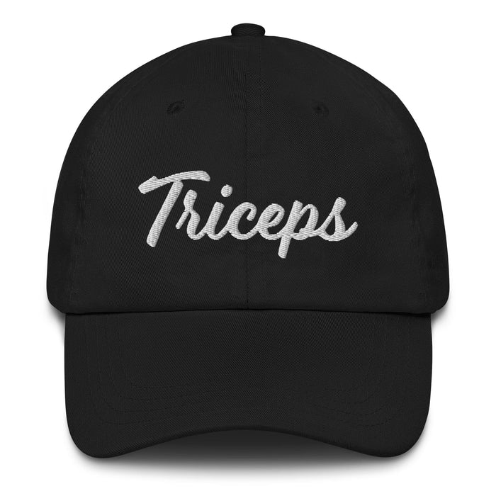 Triceps Embroidered Dad Hat | Triceps, Strength, Fitness, Muscles, Power | T5 Mexicada
