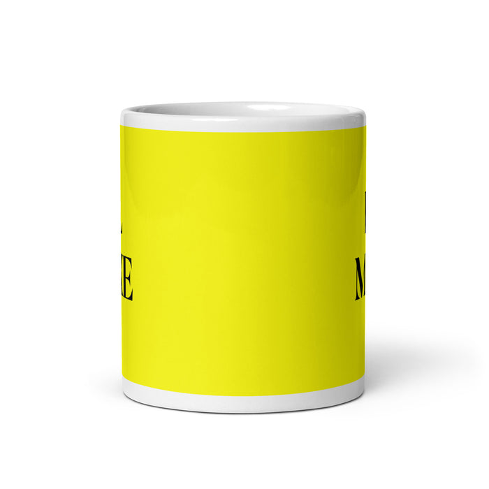 El Mixe The Mixe Funny Home Office Work Coffee Mug Mexican Spanish Pride Gift White Glossy Cup Yellow Card Mug