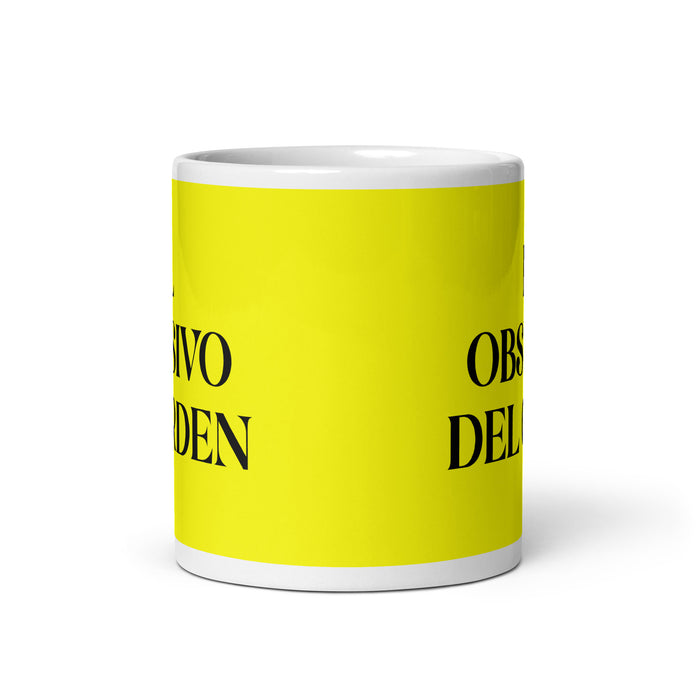 El Obsesivo Del Orden The Order Freak Funny Home Office Work Coffee Mug Mexican Spanish Pride Gift White Glossy Cup Yellow Card Mug