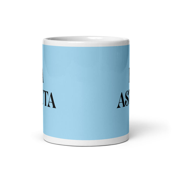 La Astuta The Clever One Funny Home Office Work Coffee Mug Mexican Spanish Pride Gift White Glossy Cup Sky Blue Card Mug