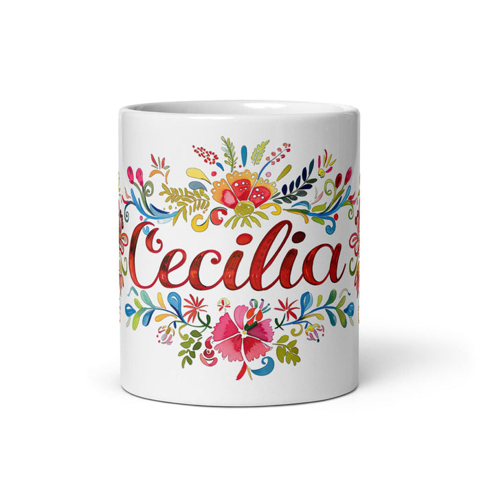 Taza de café exclusiva con nombre de Mar, obra de arte para el hogar, la oficina, el trabajo, regalo de orgullo mexicano español, taza blanca brillante con caligrafía única en su tipo | M7