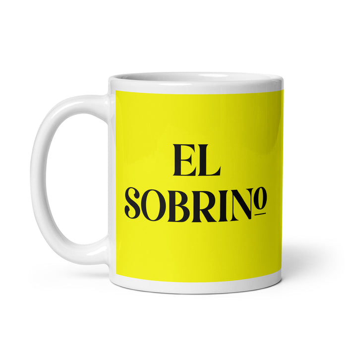 El Sobrino The Niece / The Nephew Funny Home Office Work Coffee Mug Mexican Spanish Pride Gift White Glossy Cup Yellow Card Mug