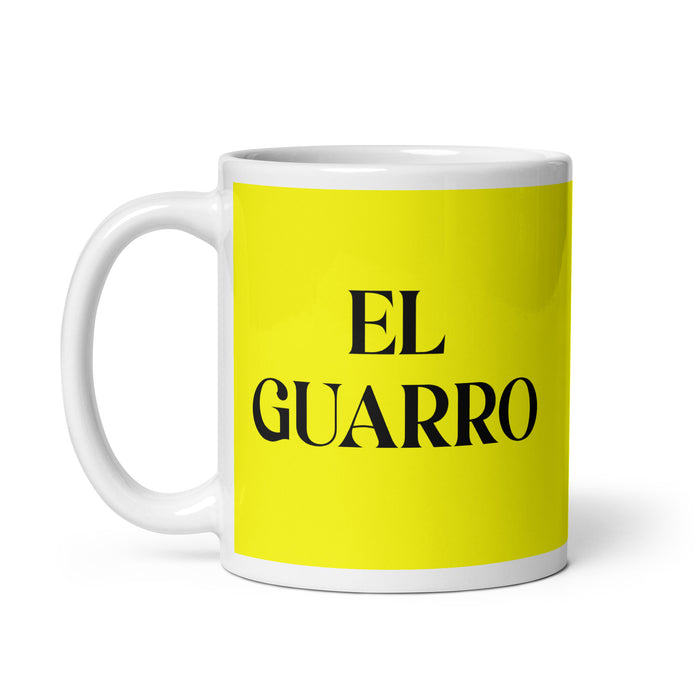 El Guarro The Dirty One Funny Home Office Work Coffee Mug Mexican Spanish Pride Gift White Glossy Cup Yellow Card Mug