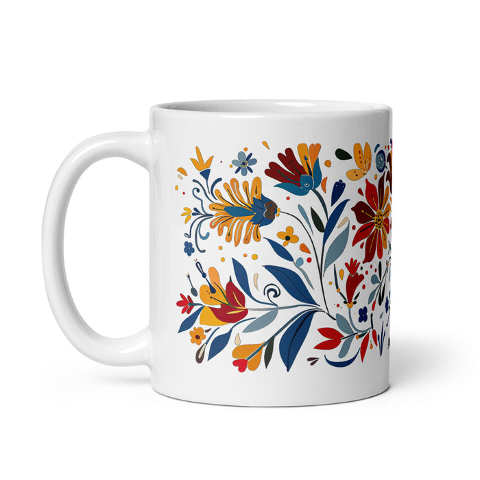 Taza de café exclusiva con nombre de Ander, obra de arte para el hogar, la oficina, el trabajo, regalo de orgullo mexicano español, taza blanca brillante con caligrafía única en su tipo | A5