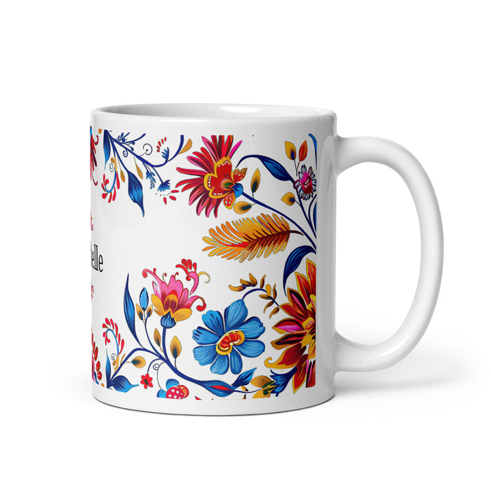 Tasse à café avec nom exclusif Annabelle, tasse à café pour le travail à domicile, la fierté mexicaine et espagnole, tasse cadeau, calligraphie unique, blanche et brillante | A5