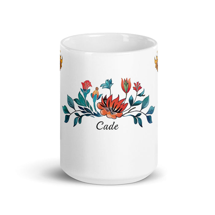 Tasse à café exclusive Mar avec nom, tasse à café pour le travail à domicile, tasse cadeau de fierté espagnole mexicaine, tasse blanche brillante avec calligraphie unique en son genre | M3