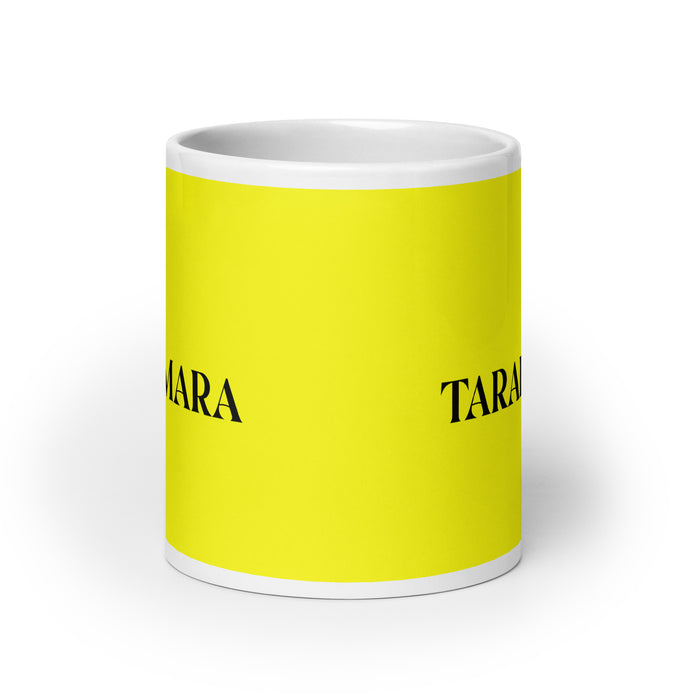 El Tarahumara The Tarahumara Funny Home Office Work Coffee Mug Mexican Spanish Pride Gift White Glossy Cup Yellow Card Mug