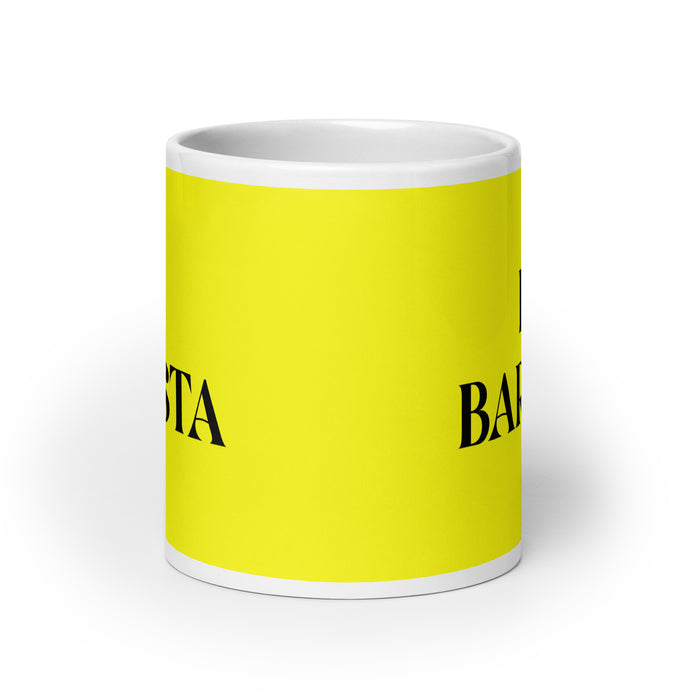 El Barista The Barista Funny Home Office Work Coffee Mug Mexican Spanish Pride Gift White Glossy Cup Yellow Card Mug