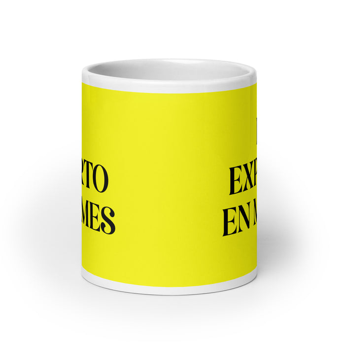 El Experto En Memes The Meme Expert Funny Home Office Work Coffee Mug Mexican Spanish Pride Gift White Glossy Cup Yellow Card Mug