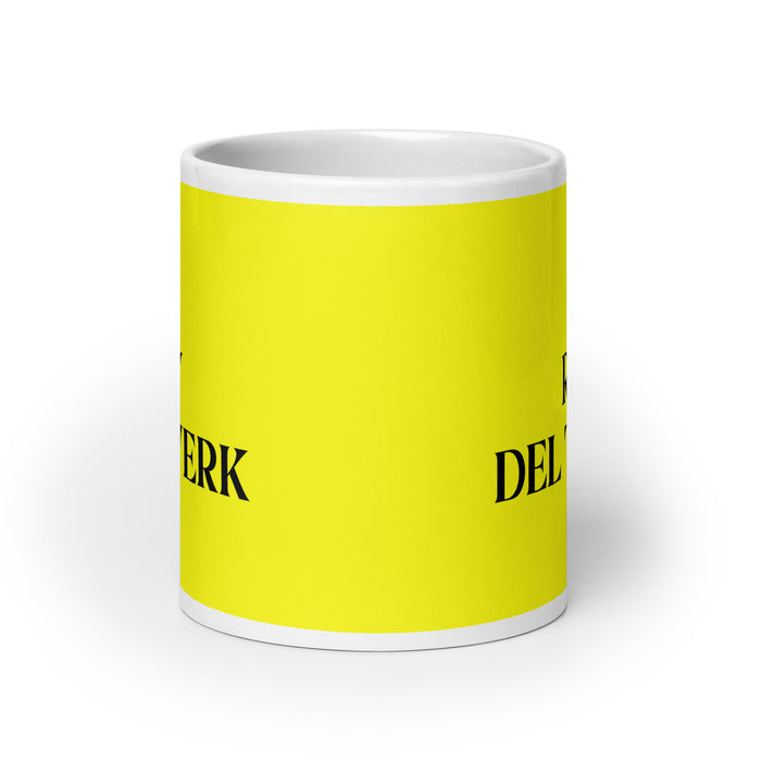 El Rey Del Twerk The Twerk Queen / King Funny Home Office Work Coffee Mug Mexican Spanish Pride Gift White Glossy Cup Yellow Card Mug