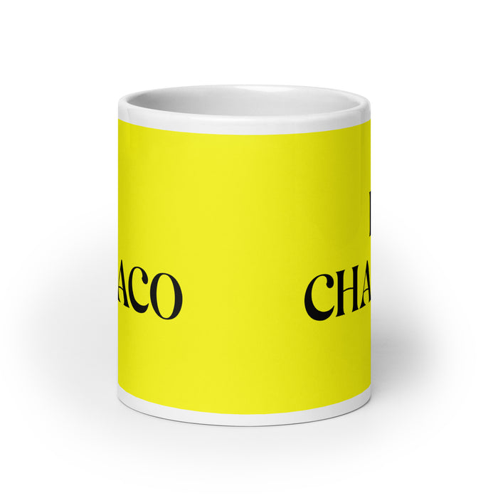 El Chamaco The Kid Funny Home Office Work Coffee Mug Mexican Spanish Pride Gift White Glossy Cup Yellow Card Mug