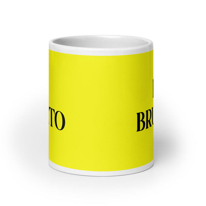 El Brujito The Little Witch/Wizard Funny Home Office Work Coffee Mug Mexican Spanish Pride Gift White Glossy Cup Yellow Card Mug